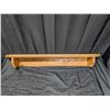 Image 2 : (2) Wall Shelfs (32.5"x6.5"x5" Tall) (16"x5"x3" Tall) w/ (8) Wooden Spindle Variety
