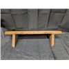 Image 4 : (2) Wall Shelfs (32.5"x6.5"x5" Tall) (16"x5"x3" Tall) w/ (8) Wooden Spindle Variety