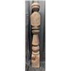 Image 2 : (2) Antique Newel Posts Hand Carved (5.5"x5.5"x 40" Tall) (5.5"x5.5"x46")