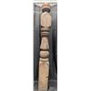 Image 3 : (2) Antique Newel Posts Hand Carved (5.5"x5.5"x 40" Tall) (5.5"x5.5"x46")