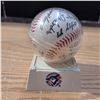 Image 1 : Toronto Blue Jays souvenir baseball with copies of signatures