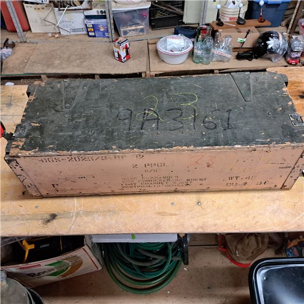 60mm motor empty wood case
