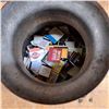 Image 3 : Antique milk can full of matches
