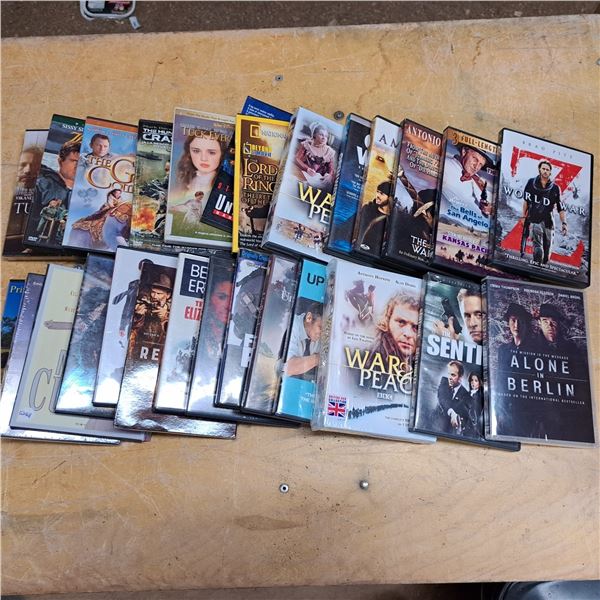Box of DVDs