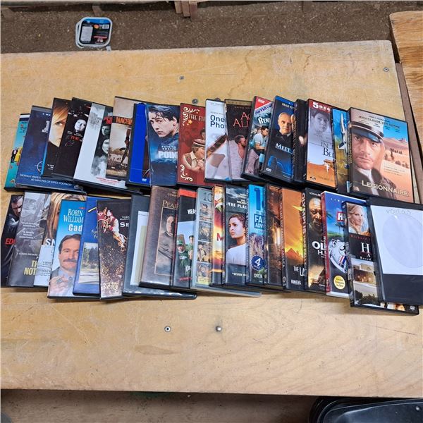 Box of DVDs