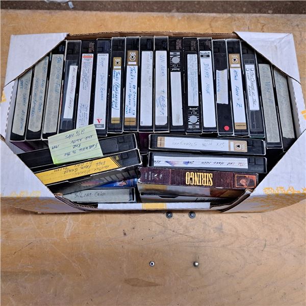 Various movies on VHS