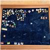 Image 1 : Picture frame full of pins- size 31" by 25"