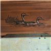 Image 2 : Custom wood storage box with misc photos inside