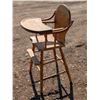 Image 2 : vintage wooden high chair