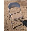 Image 4 : 2 metal folding chairs