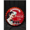 Image 1 : Reproduction COCA-COLA Bottle Cap tin Wall Decor