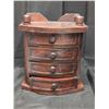 Image 1 : Vintage wooden Miniature Chest Drawers for Jewelry