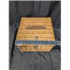 Image 6 : Traditional Picnic Basket  made of Woven Wicker (W/ Cups, Utensils, and plates) (excellent Condition