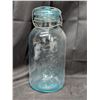 Image 1 : Blue "Perfect Seal" Wide Mouth Adjustable Jar (Made in Canada)