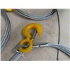 Image 4 : (5) New 3/8'' Cable 25ft Long with 1 Hook 