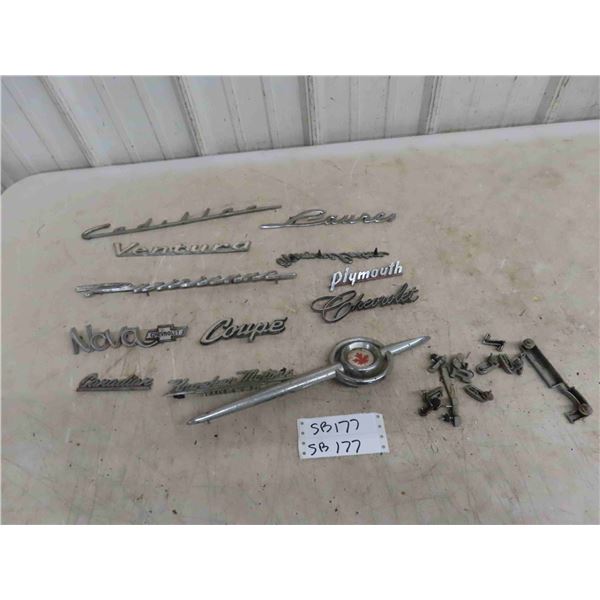 Vintage Auto Emblems : Cadillac, Ventura, Parisienne