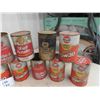 Image 2 : 19 Quartz Oil Cans : Gulf, Mobil, John Deere, Coop