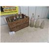 Image 1 : Wood Pepsi Cola Crate & 20 Bottles 