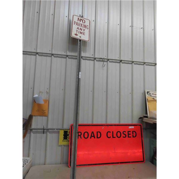 Road Closed Sign  24'' x 47'' , No Parking Sign on 