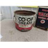 Image 2 : Texaco Valor Oil Can , 2 Coop Grease Cans 