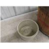 Image 3 : 2 Bushel Bins , 1/2 Gallon Stoneware 