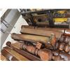 Image 4 : Pallet Lot: Antique Wood Pillers, Roll Top for