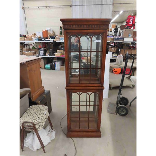 Curio Cabinet 72'' x 22'' x 11'' 