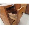 Image 4 : 2 Oak Filing Cabinets (Selling Together) No 