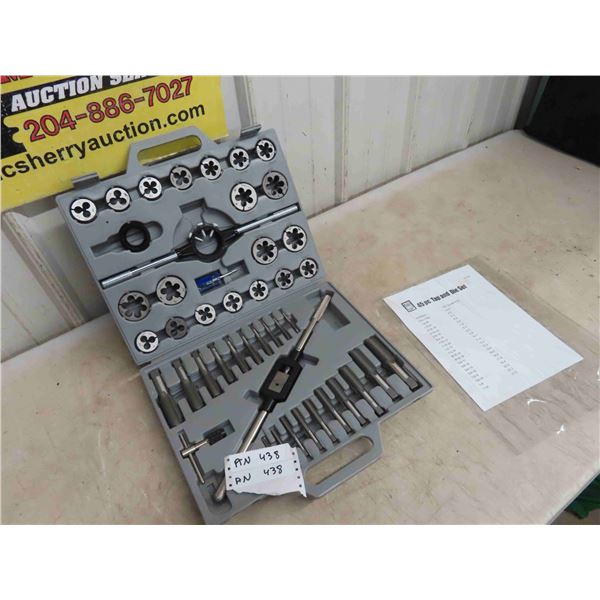 New Powerfist 45pce Tap&Die Set with Case 