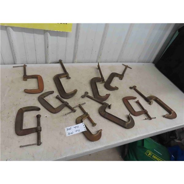 10 C Clamps 4'' x 5'' 