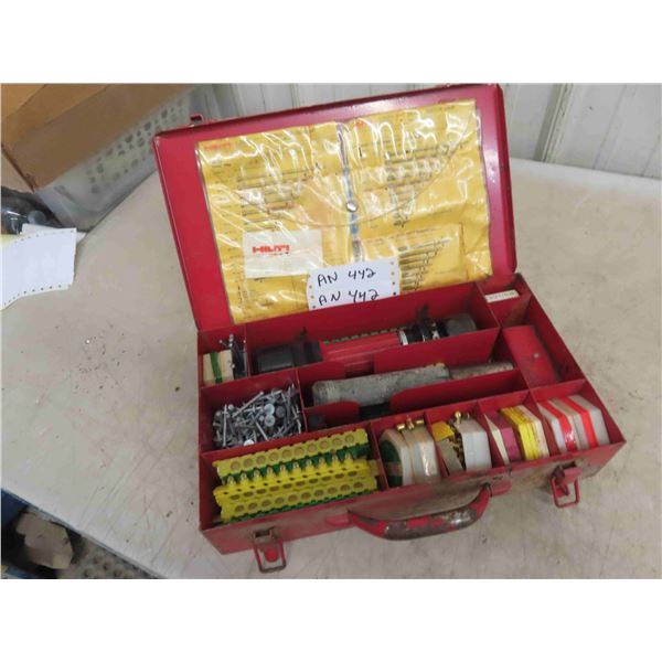 Hilti DX 100L Concrete Nailer with Case & 