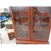 Image 6 : China Cabinet with Locking Bottom Drawer 71'' x 42'' x 13''