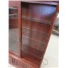 Image 7 : China Cabinet with Locking Bottom Drawer 71'' x 42'' x 13''