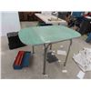 Image 1 : Chrome Leg Retro Drop Leaf Table 30'' x 48'' x 30'' 