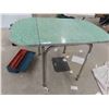 Image 3 : Chrome Leg Retro Drop Leaf Table 30'' x 48'' x 30'' 