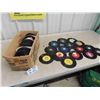 Image 1 : Box Full of 45s Records , Great for the Juke Box ! 