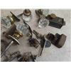 Image 3 : Vintage Door Hardware, Locks & 8 Glass Knobs