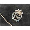 Image 5 : Vintage 2 Rhinestones Necklaces & 2 Rhinestone 