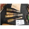 Image 5 : Vintage Pulley & 10 Wood Chisels & Tools 