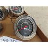 Image 5 : 4 Vintage Faria Speedometers with Mounting Plates 
