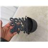 Image 4 : Vintage Cast Iron Ornate Wall Match Holder 