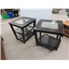 Image 1 : 2 End Tables 25'' x 24'' x 24'' 