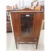 Image 1 : Walnut China Cabinet 58'' x 15'' x 34'' 