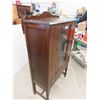 Image 2 : Walnut China Cabinet 58'' x 15'' x 34'' 