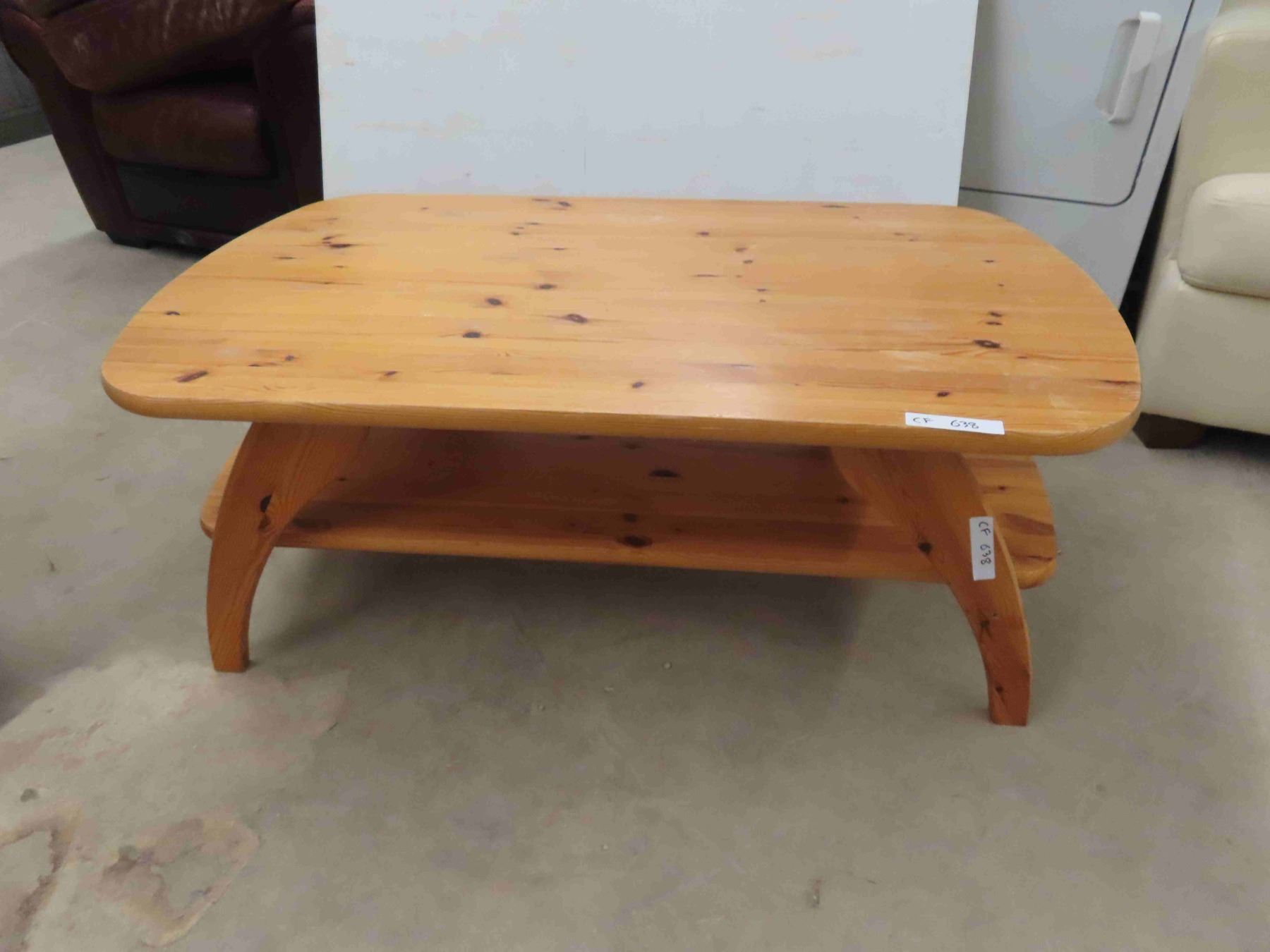 A closer look at Industrial Apartment Penthouse Pine Coffee Table