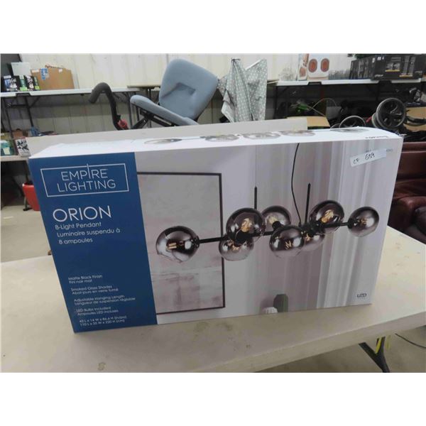 Empire Lighting 8 Light Pendant - New or Store Return  