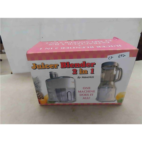 Juicer/Blender 2-in-1 by Maverick - New or Store Return  