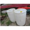 Image 1 : 2 Poly Barrels 45 Gal Each