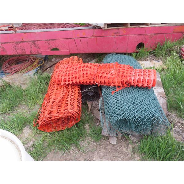 4 Rolls of Snow Fence 2 Full + 2 Partial 