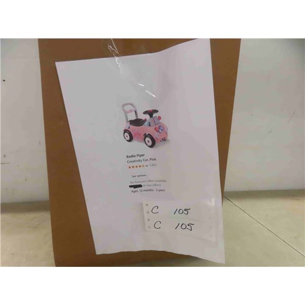 new-radio flyer creativity car, pink 